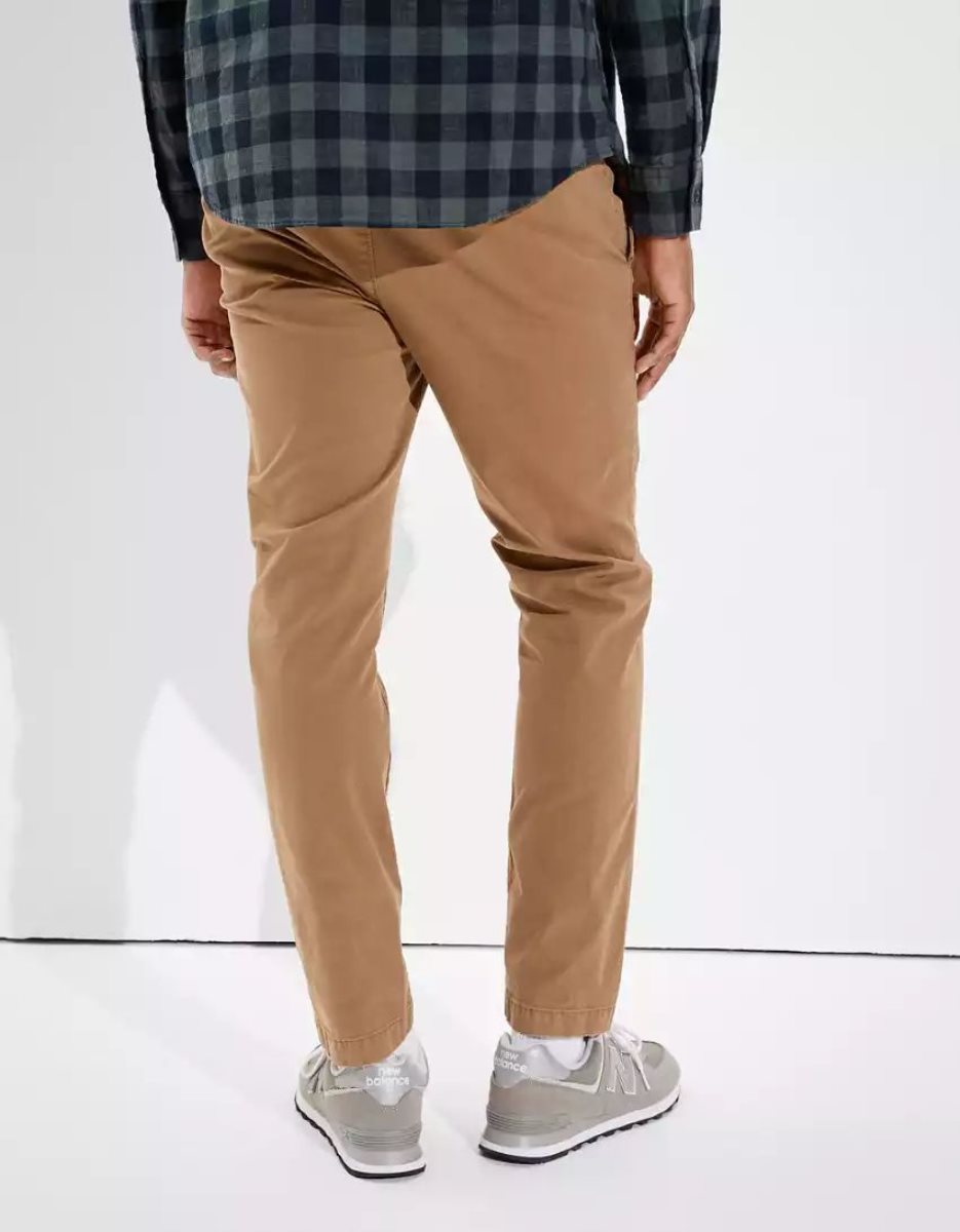 Pantalon American Eagle AE Flex Slim Lived-In Khaki Multicolore Homme | YJV-07088921